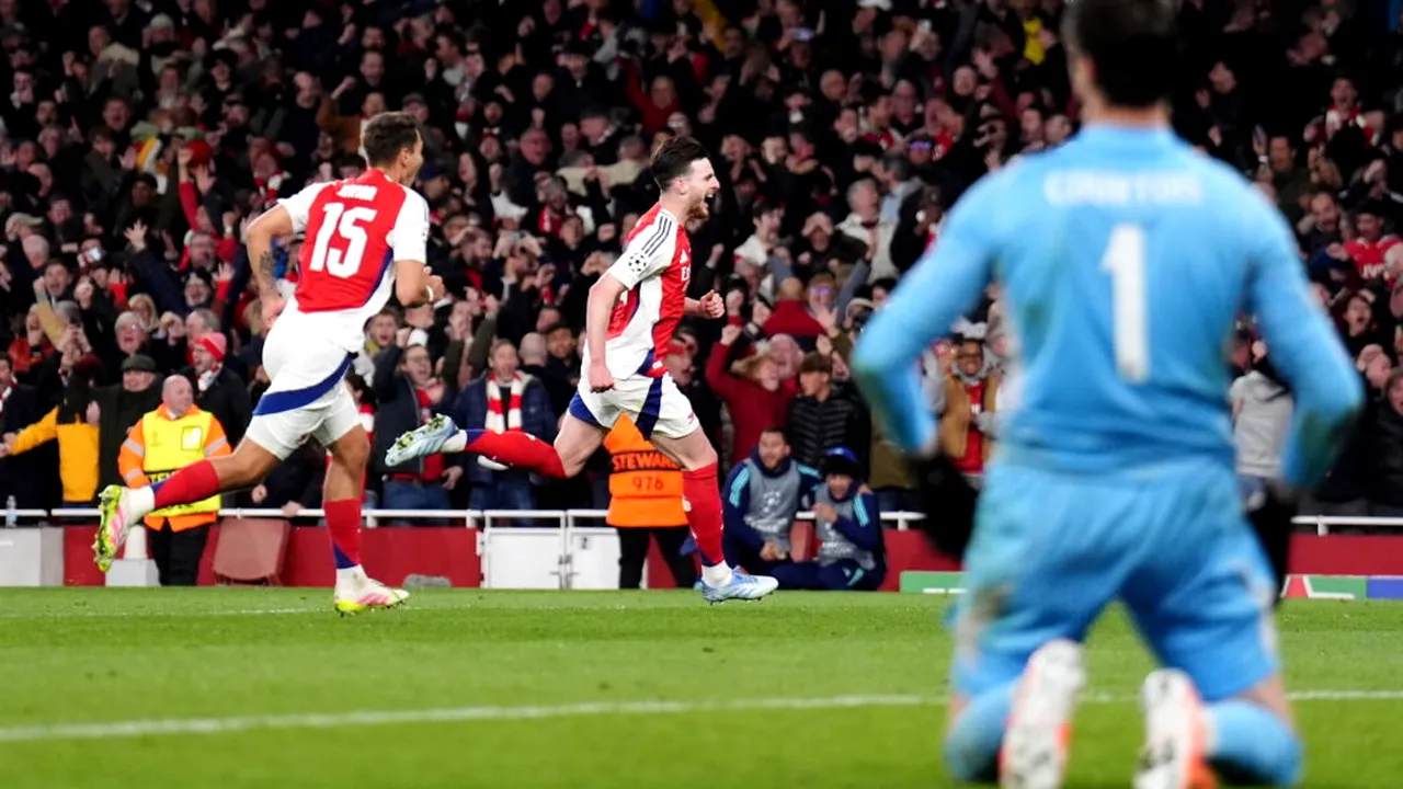 Liga Campionilor: Arsenal o învinge pe Real Madrid și este în semifinale