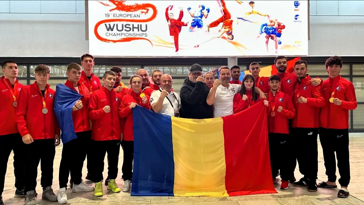 Echipa României a strălucit la Campionatele Europene de Wushu 