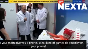 Un copil internat în spital i-a dat cu flit lui Vladimir Putin