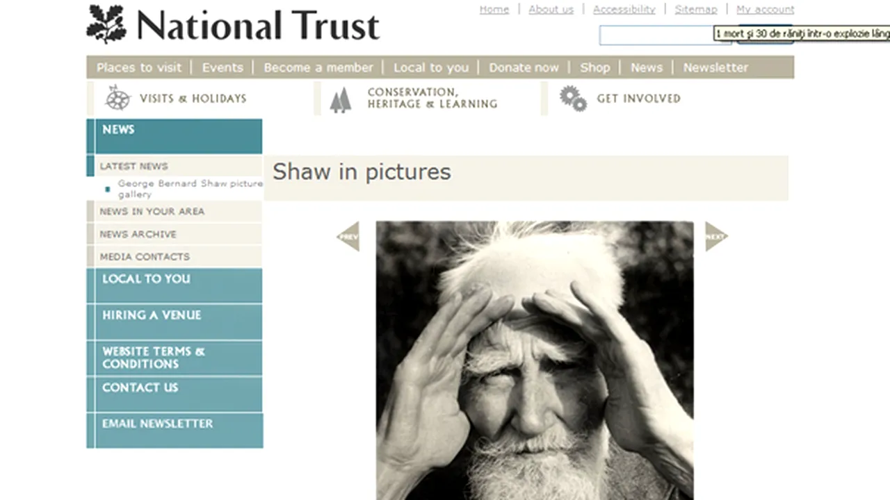 Mii de fotografii realizate de George Bernard Shaw, publicate online