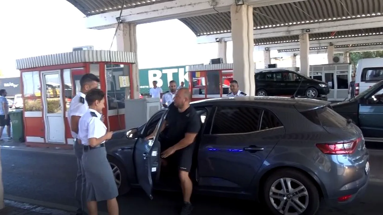 Giurgiu, un oraş asediat: aproape 80.000 de maşini au ieşit, joi, din ţară 