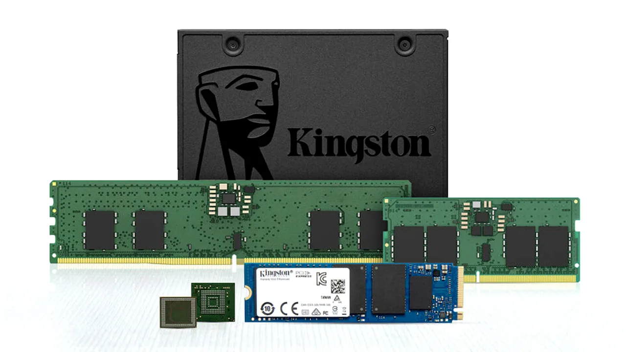 Kingston Technology evidențiază soluțiile de memorie Design-In, SSD-urile industriale și produsele embedded pentru aplicațiile de nouă generație