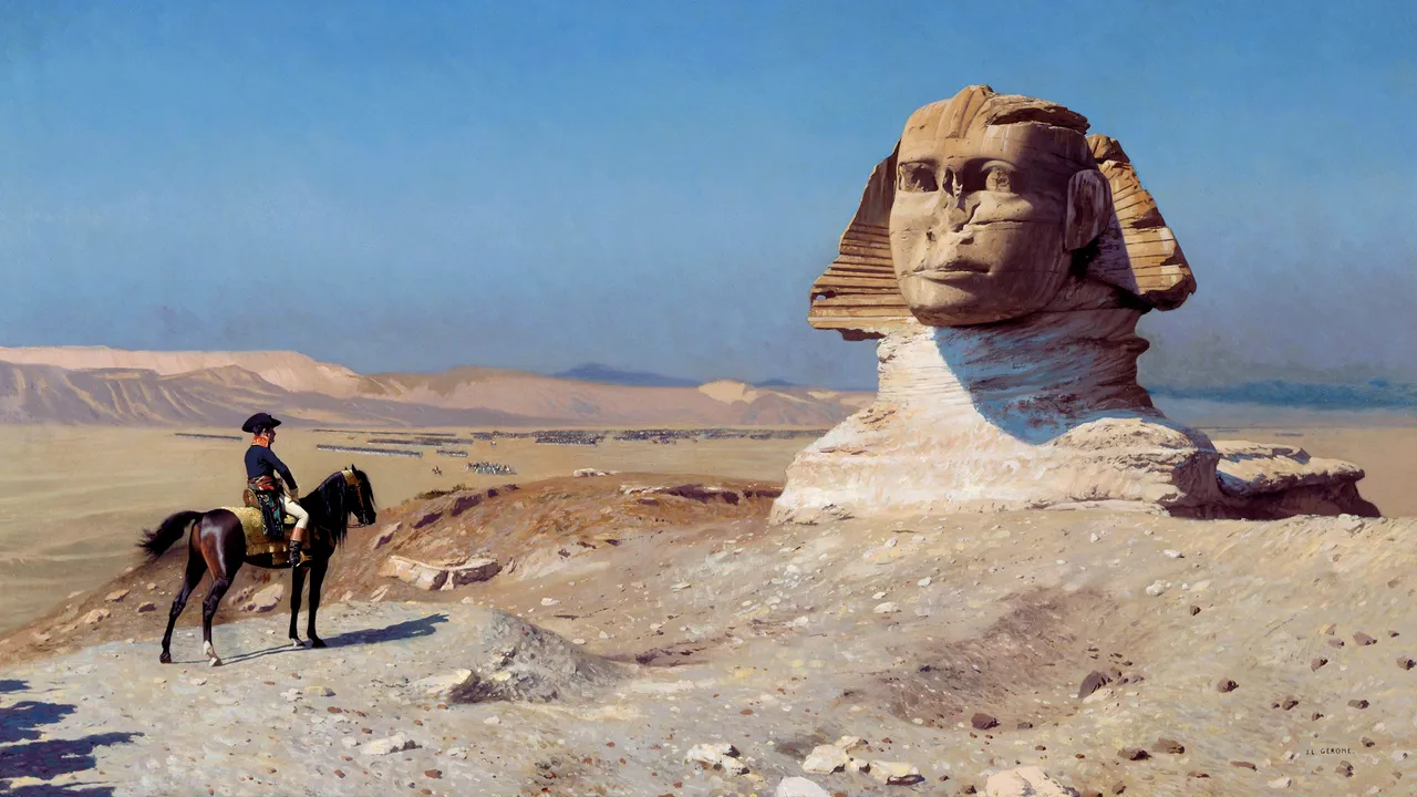 21 iulie 1798 - Napoleon Bonaparte în Bătălia de la Piramide. Francezii obţin victoria împotriva mamelucilor 