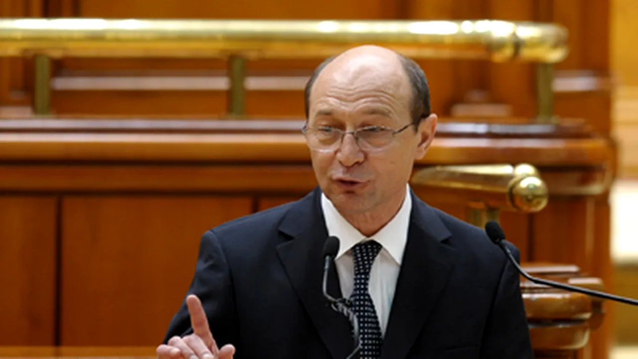 Băsescu:PIB a scăzut cu 6,4% în primul trimestru, dar nu putem spune că suntem în recesiune