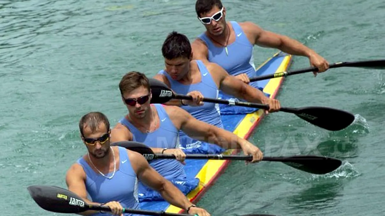 JOCURILE OLIMPICE: Echipajul masculin K4 al României s-a calificat în finală la 1.000 m