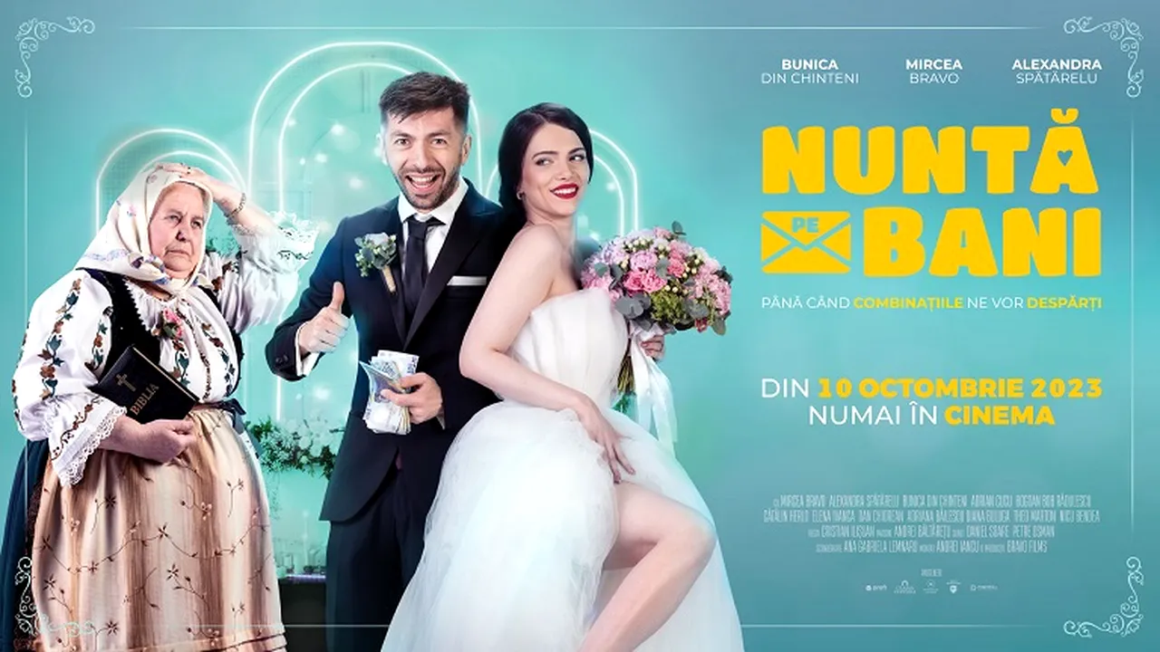 Mircea Bravo face Nuntă pe bani DIN 10 OCTOMBRIE ÎN TOATE CINEMATOGRAFELE!