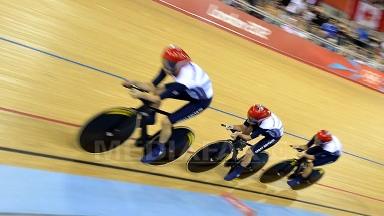JOCURILE OLIMPICE 2012: Aur şi record mondial pentru Marea Britanie în proba de urmărire la ciclism pe velodrom