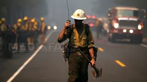 INCENDIU DE VEGETAŢIE în California şi Nevada: Mii de pompieri se luptă cu focul - FOTO