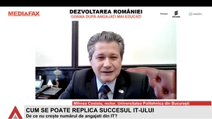 Videoconferinţă Mediafax ”Dezvoltarea României”: Vom avea un deficit de 600 - 700 de mii de ingineri în 10 ani. România nu are destui profesori de informatică