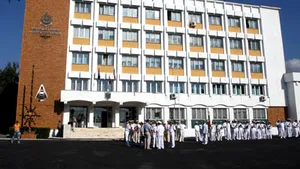 Băsescu a participat la înmormântarea unui fost profesor de la Academia Navală
