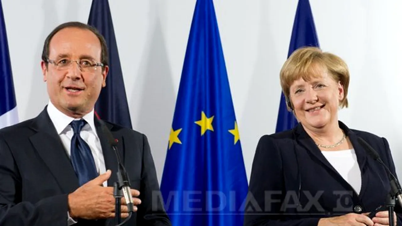 Merkel şi Hollande sărbătoresc 50 de ani de prietenie franco-germană