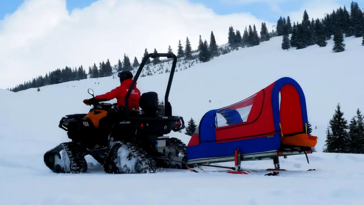 ATV răsturnat în Gorj: doi tineri în stare gravă