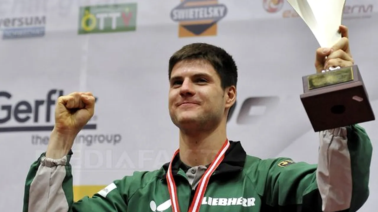 Germanul Dimitrij Ovtcharov şi suedeza Li Fen, campioni europeni la tenis de masă