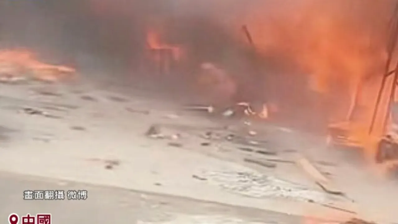O explozie într-un magazin de artificii din China ucide 8 persoane înainte de Anul Nou Lunar
