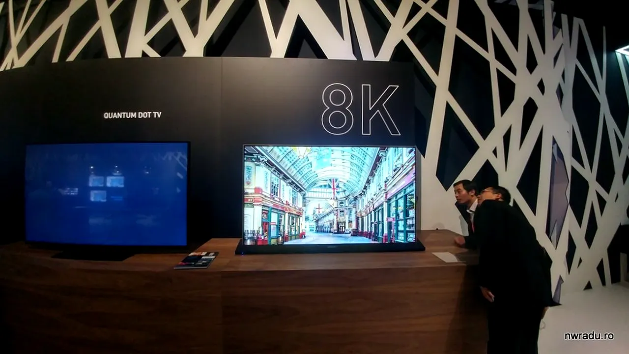Televizorul 8K este pus în vânzare în România