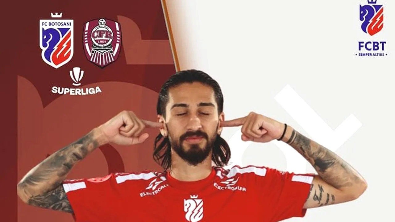 Prima surpriză a anului în Superligă. CFR Cluj învinsă de ultima clasată, FC Botoşani