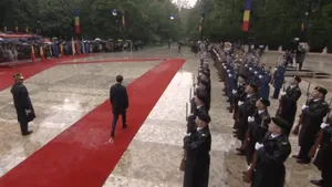 Președintele Nicușor Dan a ajuns la Palatul Cotroceni: primul onor din partea Gărzii de Onoare