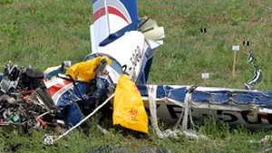 Un avion de mici dimensiuni, prăbuşit în Vâlcea