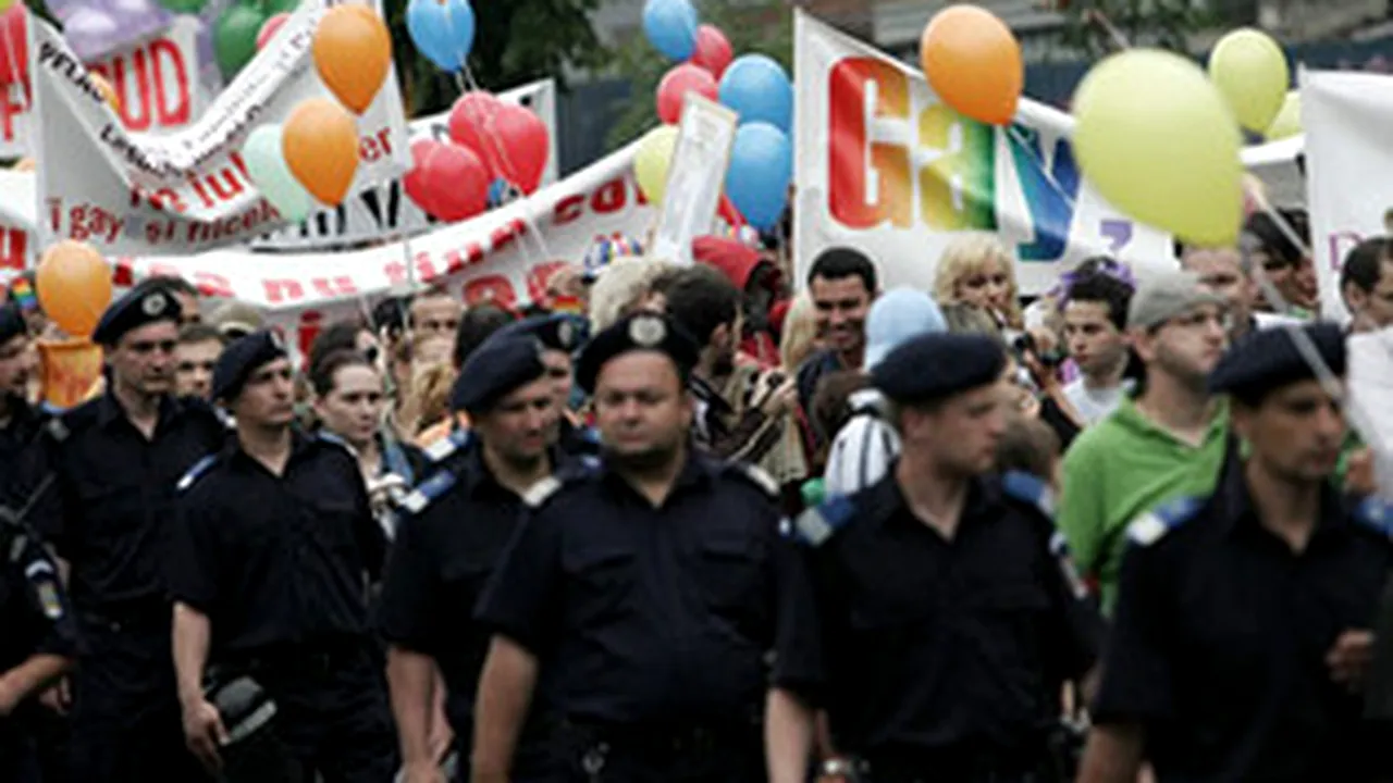 About 200 People March In Bucharest Gay Pride Parade