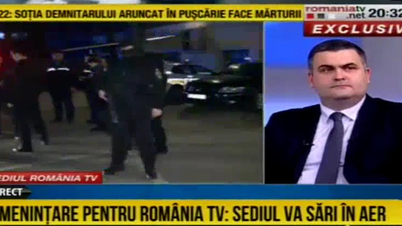 „Fake Terror”. EXCLUSIV Operaţiunea antitero de la România Tv şi de ce a stat un ministru aproape 30 de minute în zona sub ameninţare cu bombă/ Leş: M-au evacuat când se terminase emisiunea | FOTO