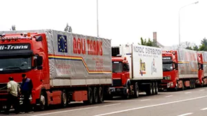 Romanian Road Transporters Organize Protest Marches Countrywide