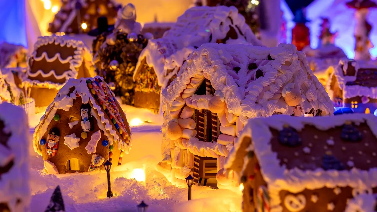 Proiect unic. Mai mulţi elevi din Galaţi au construit un oraş miniatural din turtă dulce