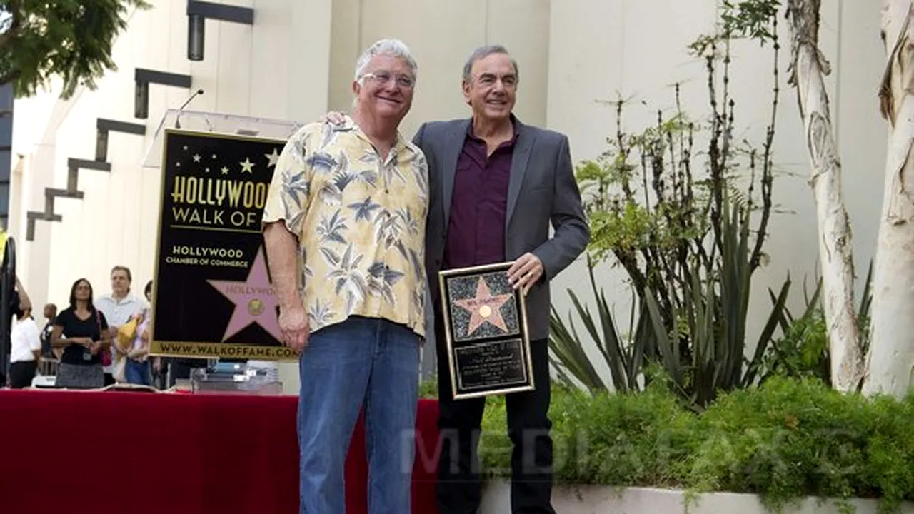Neil Diamond a primit o stea pe Walk of Fame