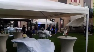 Furtuna a dat peste cap pregătirile pentru recepţia de Ziua Independenţei, la Ambasada SUA - VIDEO