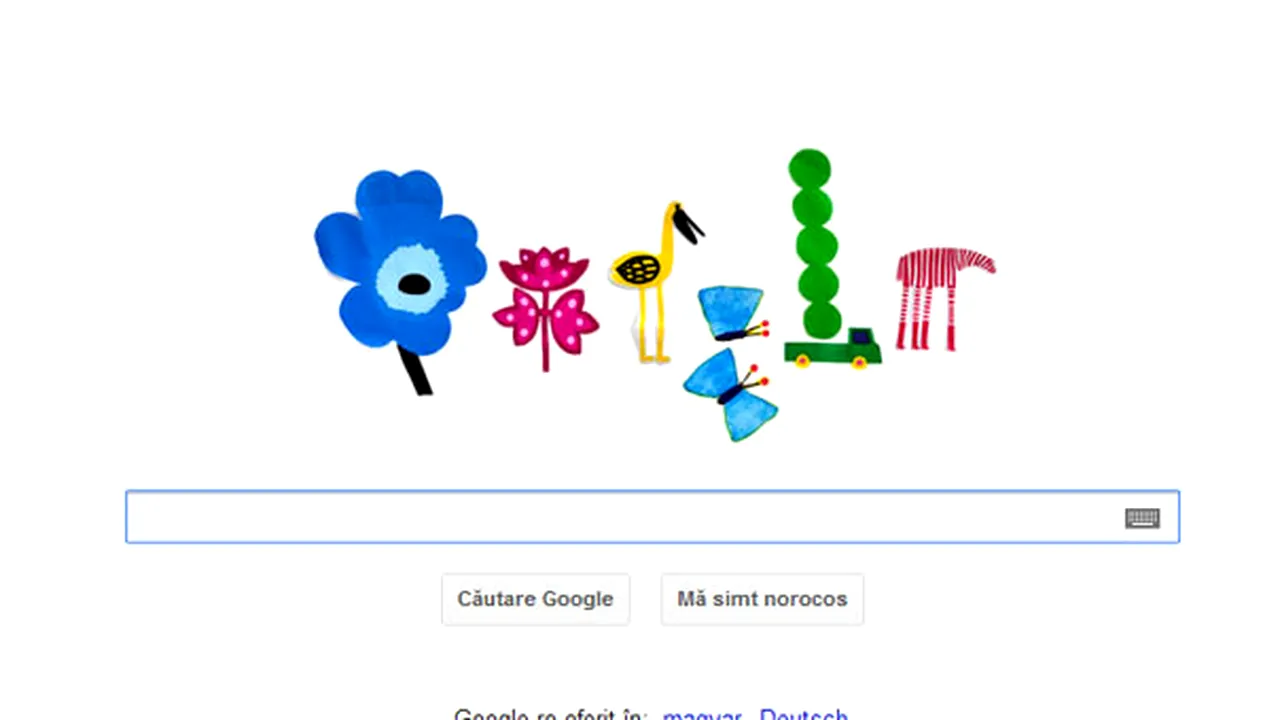 Google şi-a modificat logoul pentru a marca echinocţiul de primăvară