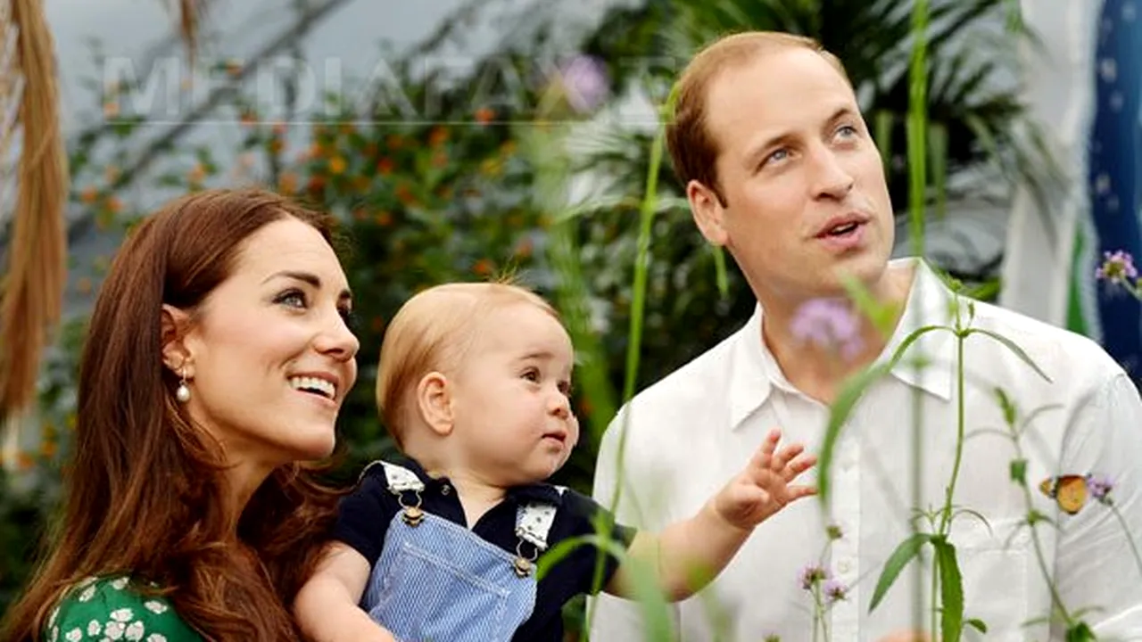 Prinţul William l-a dus pe fiul său, prinţul George, să îşi vadă surioara
