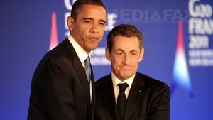 Obama l-a felicitat pe Sarkozy pentru naşterea fiicei sale, Giulia