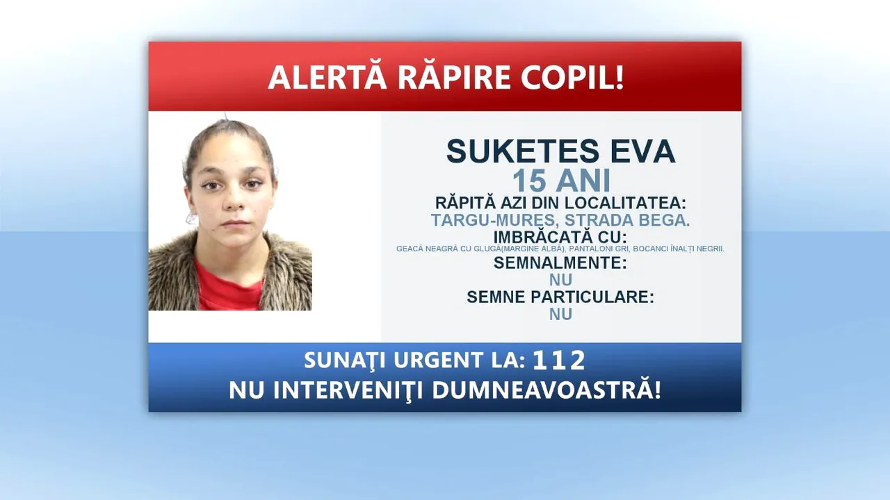 Răpire în plină stradă, în Târgu Mureş: O fată de 15 ani a fost luată cu forţa de un grup de necunoscuţi
