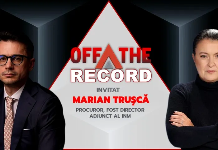 LIVE VIDEO OFF The Record. Invitat: Procuror Marian Trușcă, fost director adjunct al Institutului Național al Magistraturii