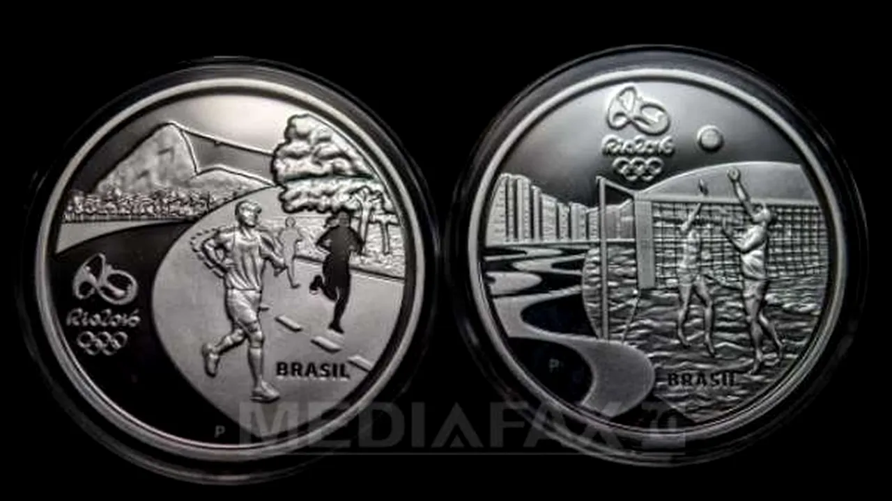 Banca Centrală a Braziliei a emis monede dedicate JO din 2016