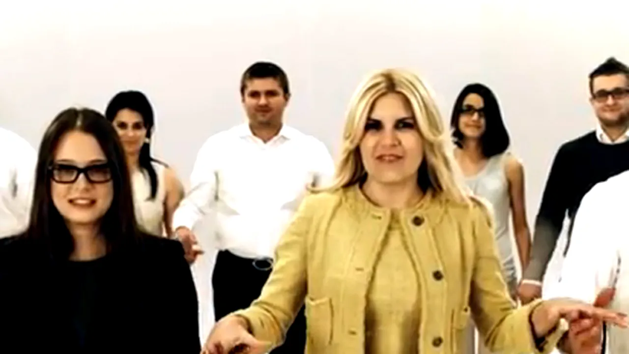 Elena Udrea, într-un clip de susţinere a campaniei 