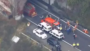 TUNEL rutier PRĂBUŞIT în Japonia: Cel puţin cinci persoane au murit - VIDEO
