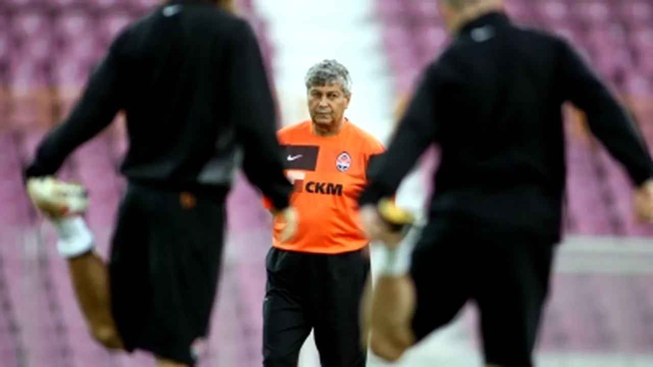 Mircea Lucescu: Calificarea s-a pierdut în meciul tur, când Şahtior a ratat foarte mult
