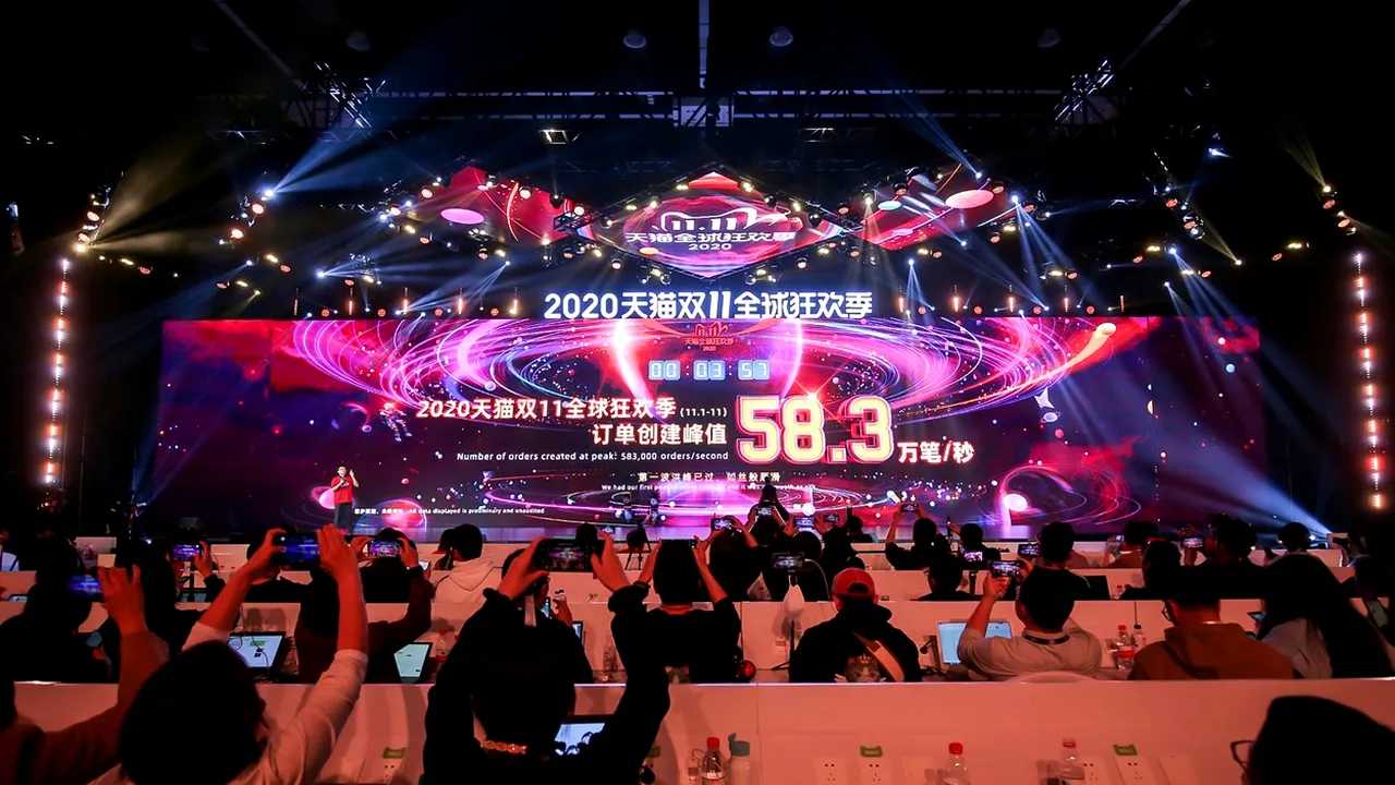 Rezultatele Single’s Day: Alibaba stabileşte un nou record şi ajunge la vânzări de 56 de miliarde de dolari în cel mai mare eveniment de shopping al anului