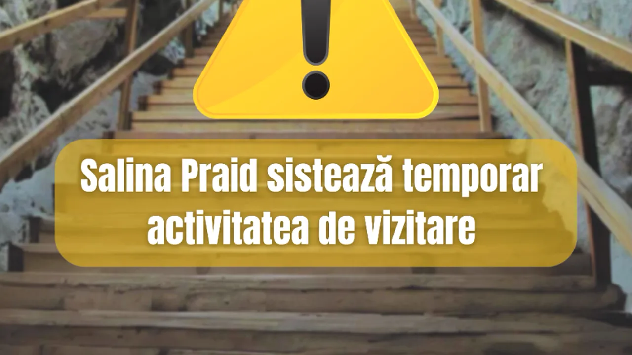 Pompierii încă scot apa din Salina Praid