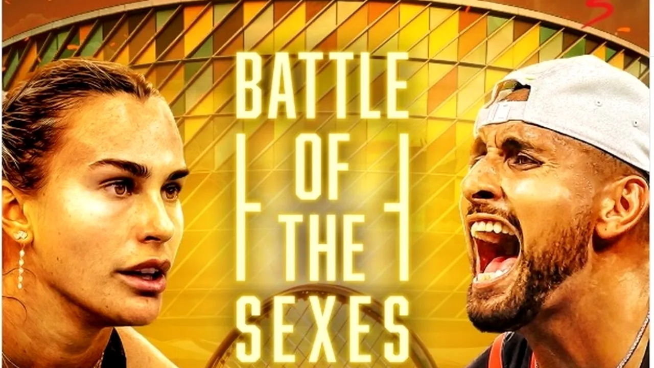 Tenis. Nick Kyrgios câștigă „Bătălia Sexelor” împotriva Arynei Sabalenka