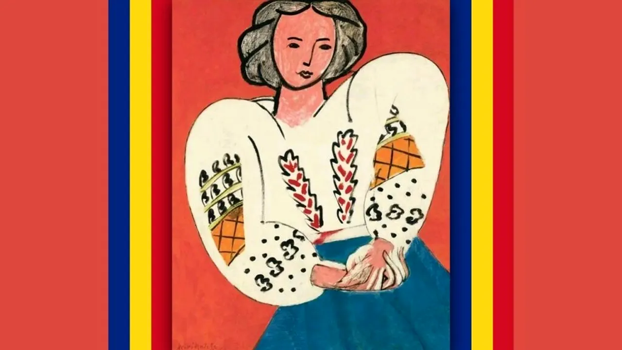 „La Blouse Roumaine”, excepționala creație a lui Matisse, părăsește pentru prima dată Franța și vine la MNAR
