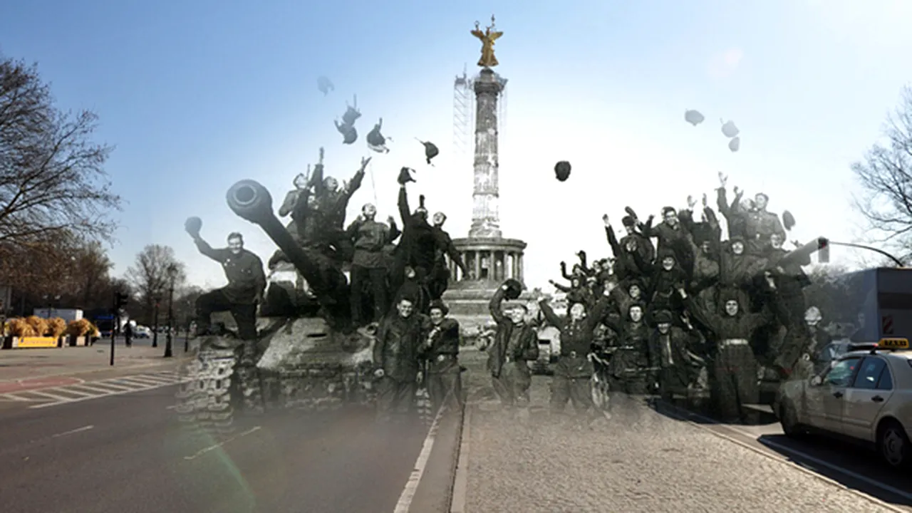 Trupe ruseşti pe străzile din Berlinul de astăzi? IMAGINI SURPRIZĂ din marile oraşe europene - GALERIE FOTO