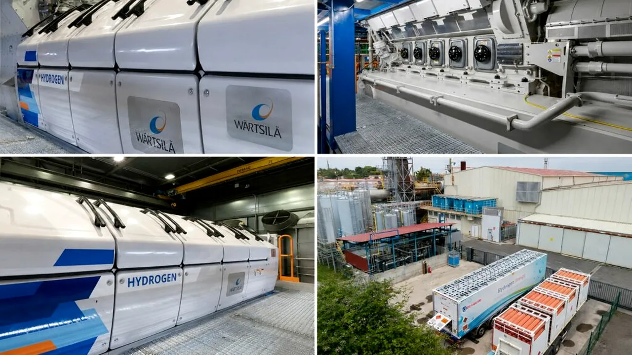 „Premieră mondială”. Primul motor pe hidrogen de mare capacitate din lume a început să producă energie electrică