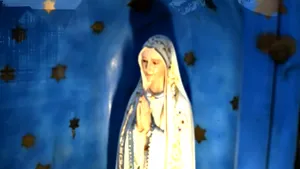 Statuia Fecioarei Maria, de lângă Timişoara, plânge cu lacrimi de mir. Cum explică un profesor de matematică asta?