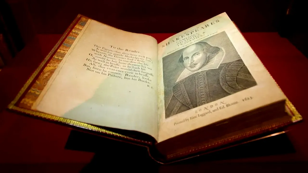 Portretul lui William Shakespeare trimis la marginea spaţiului cosmic pentru a marca 400 de ani de ”First Folio”