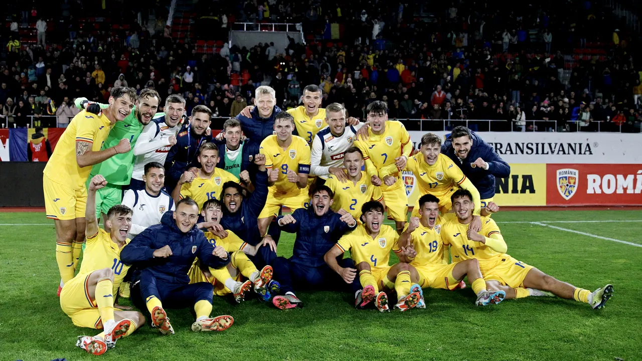 România în Grupa A la EURO U21 2025: Slovacia, Spania şi Italia, adversarele tricolorilor
