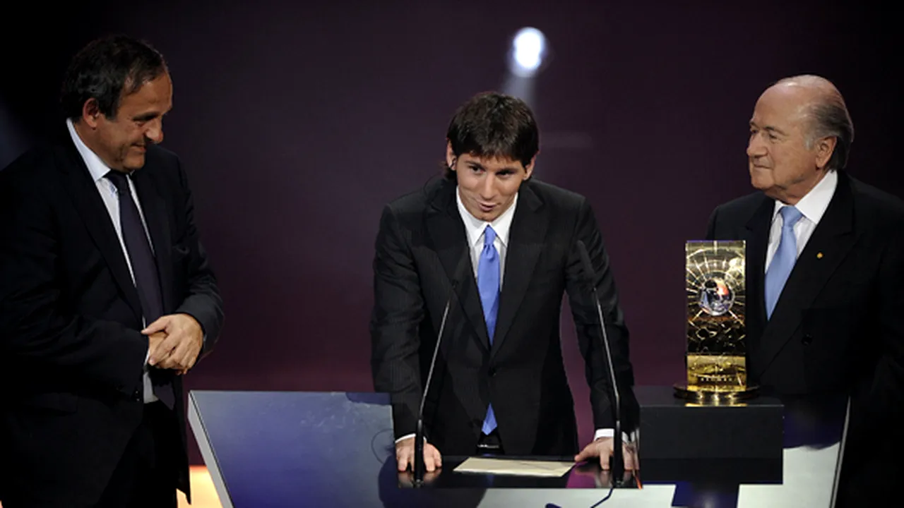 Lionel Messi a fost desemnat de FIFA cel mai bun jucător al anului 2009