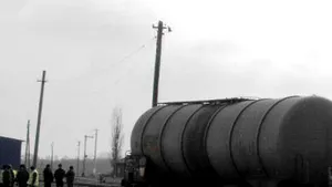 Linia de cale ferată Constanţa - Mangalia, blocată după deraierea unui vagon-cisternă