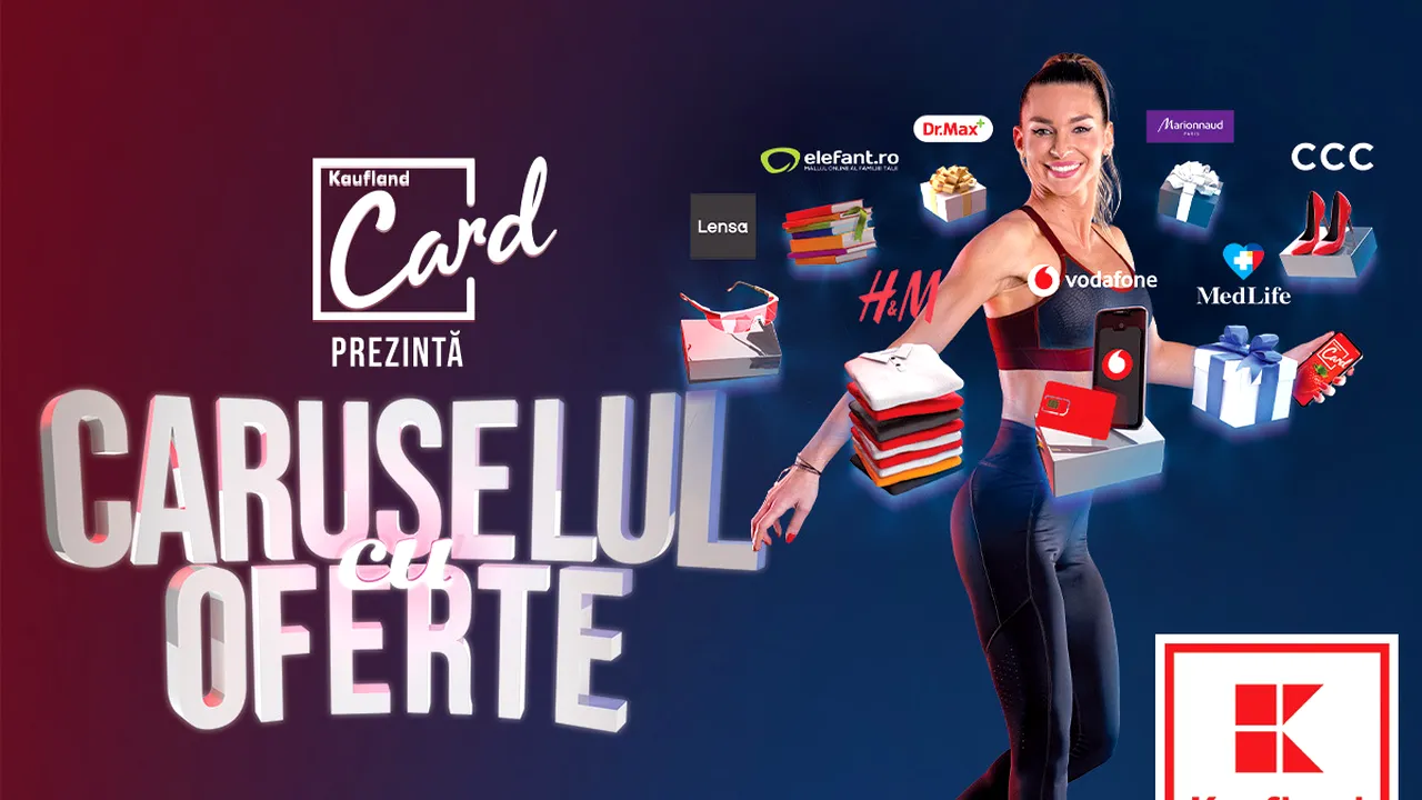 (P) De sărbători, cadourile inspirate vin uşor: profită de reduceri la partenerii Kaufland Card