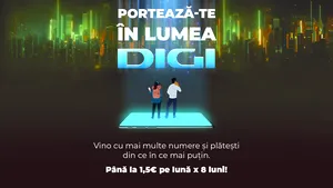 Descoperă „Lumea DIGI” cu noua ofertă la portare: 50% reducere pentru o perioadă de până la 8 luni
